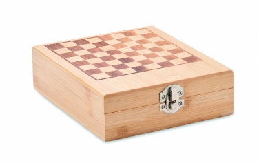 Logo trade corporate gifts image of: Chess board wine set