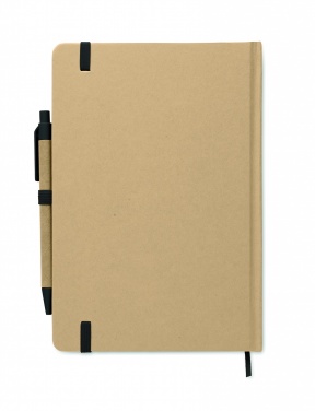 Logo trade corporate gifts image of: Caratil A5 notebook in recycled carton