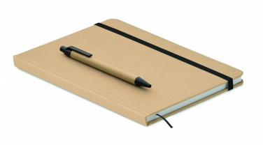 Logotrade promotional item image of: Caratil A5 notebook in recycled carton