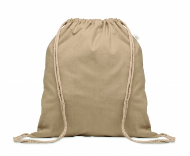 Logo trade promotional gifts image of: Recycled 140 gr/m² cotton bag