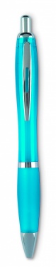 Logo trade promotional item photo of: Riocolor Ball pen in blue ink