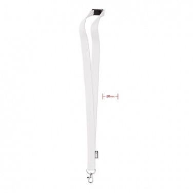 Logotrade promotional gifts photo of: Lanyard in RPET 20 mm