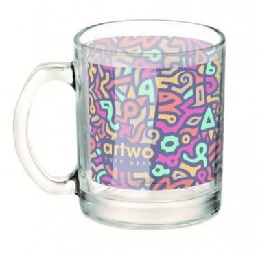 Logotrade advertising product picture of: Glass sublimation mug 300ml