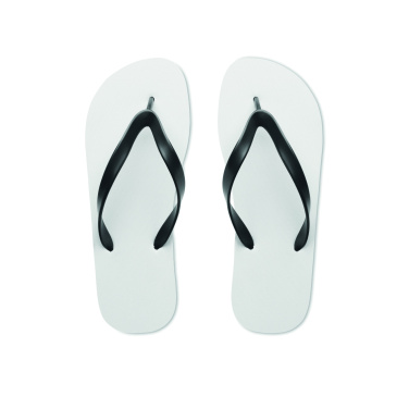 Logo trade business gift photo of: Sublimation beach slippers