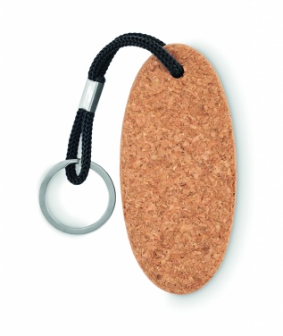 Logo trade promotional merchandise photo of: Floating cork key ring Lohja