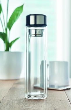 Logo trade advertising products picture of: Bottle with touch thermometer