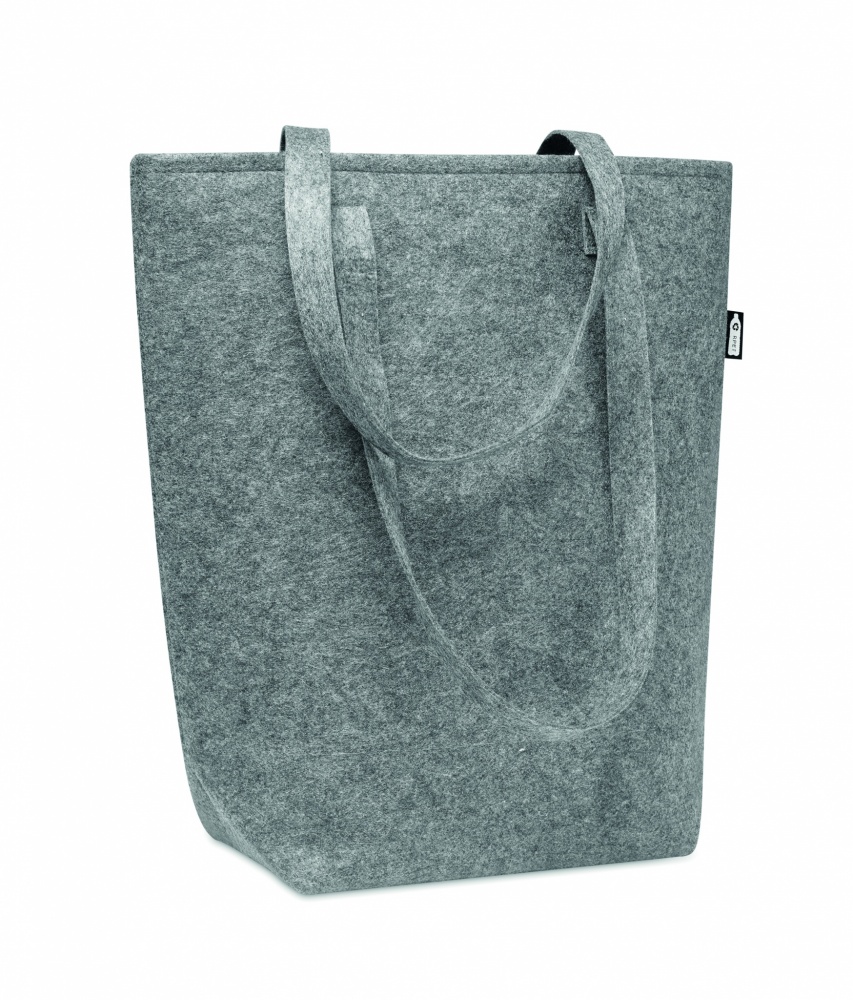 Logotrade promotional merchandise photo of: RPET felt shopping bag