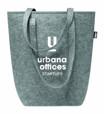 Logo trade business gift photo of: RPET felt shopping bag
