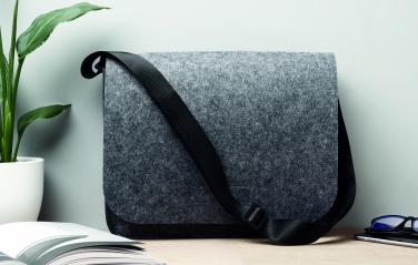Logotrade promotional item picture of: RPET felt laptop bag
