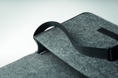 Logo trade promotional merchandise photo of: RPET felt laptop bag