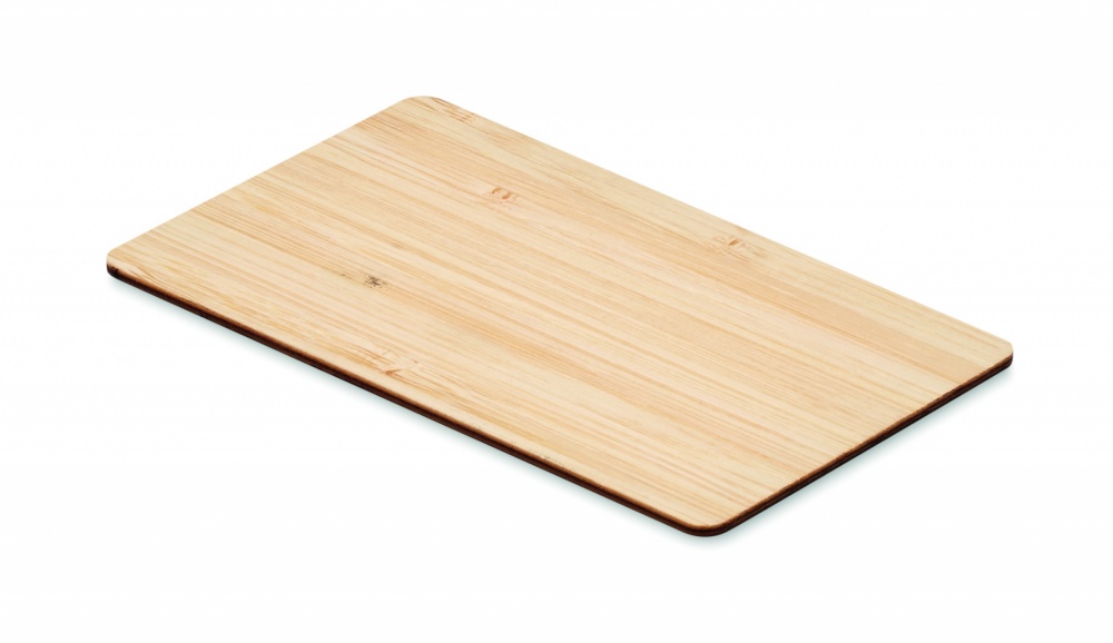 Logotrade corporate gift image of: RFID card in bamboo material