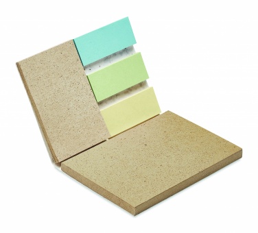 Logo trade business gift photo of: Grass/seed paper memo pad
