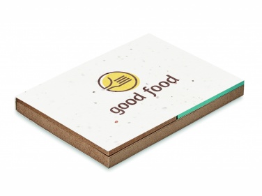 Logotrade corporate gifts photo of: Grass/seed paper memo pad