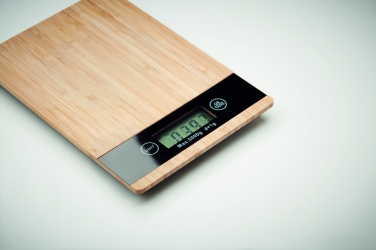 Logotrade promotional merchandise photo of: Bamboo digital kitchen scales