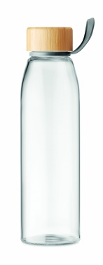 Logo trade business gifts image of: Glass bottle 500 ml