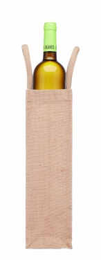 Logotrade promotional item picture of: Jute wine bag for one bottle