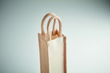 Logotrade advertising product image of: Jute wine bag for one bottle