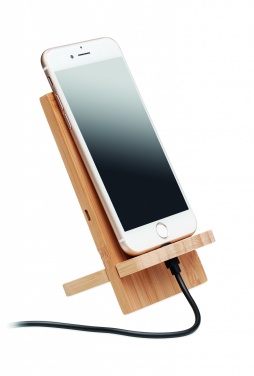 Logo trade promotional merchandise picture of: Wireless charger stand 10W