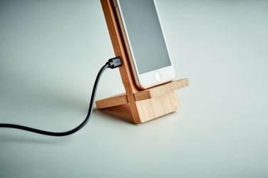 Logo trade promotional merchandise picture of: Wireless charger stand 10W