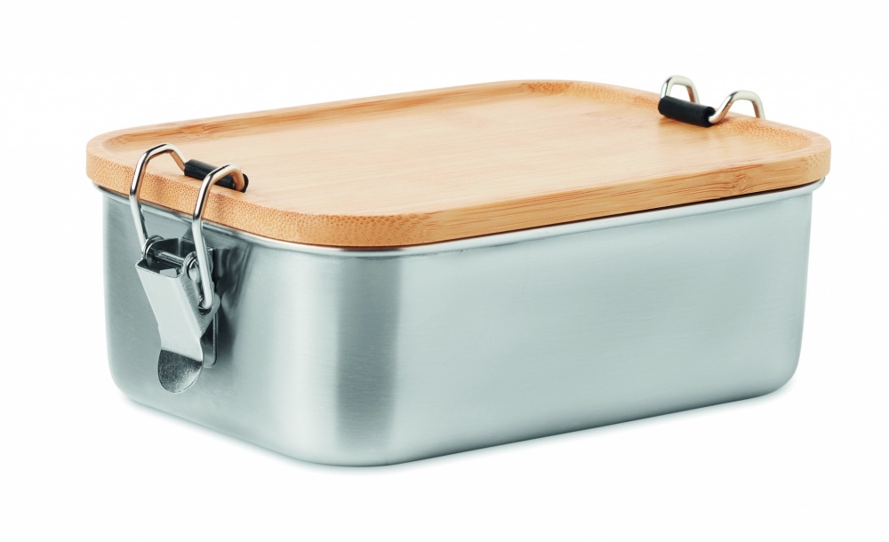 Logo trade advertising products picture of: Stainless steel lunch box 750ml