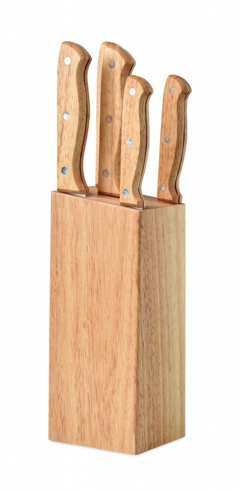 Logotrade corporate gifts photo of: 5 piece knife set in base
