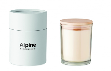 Logo trade business gifts image of: Vanilla fragranced candle