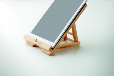 Logo trade promotional gifts picture of: Bamboo tablet stand TUANUI