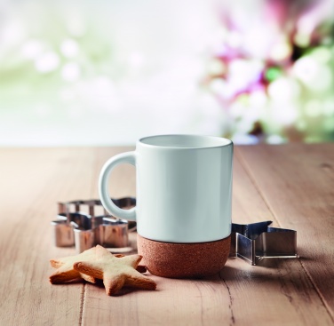 Logo trade promotional merchandise image of: Sublimation mug with cork base