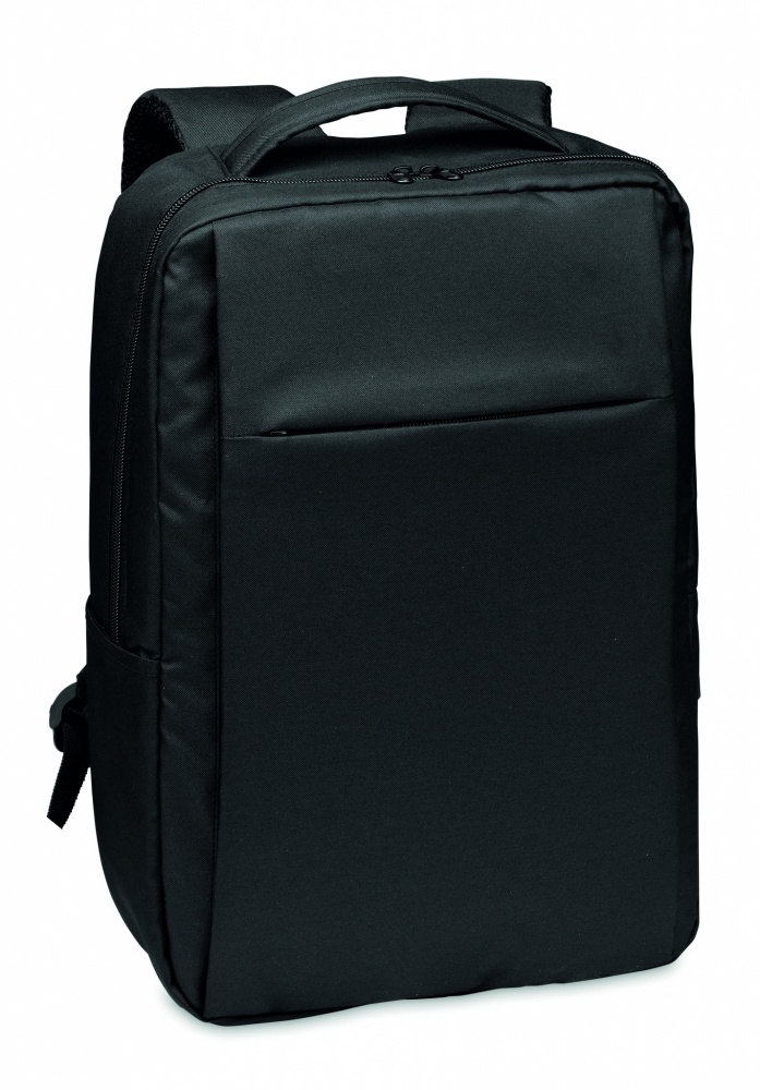 Logotrade promotional gift picture of: Laptop backpack in 300D RPET