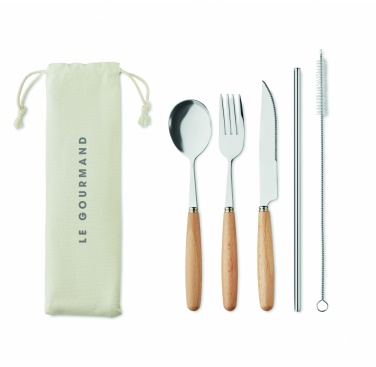 Logotrade promotional item picture of: Cutlery set stainless steel