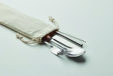 Logo trade promotional merchandise photo of: Cutlery set stainless steel