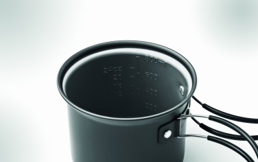 Logo trade promotional giveaway photo of: 2 camping pots with cutlery
