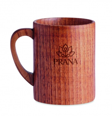 Logotrade promotional gift picture of: Oak wooden mug 280 ml