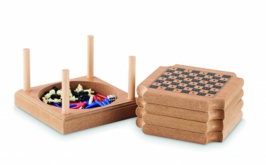 Logotrade promotional product picture of: 4-piece coaster game set