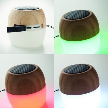 Logotrade advertising product picture of: 5.0 wireless bamboo speaker
