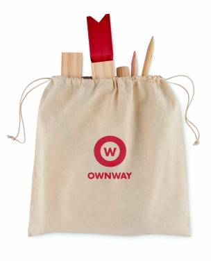 Logo trade advertising products image of: Pinewood outdoor throwing game