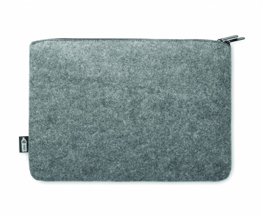 Logotrade promotional products photo of: RPET felt zipped laptop bag