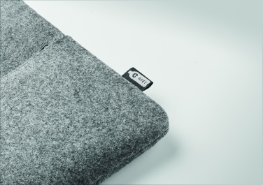 Logo trade promotional products picture of: RPET felt zipped laptop bag