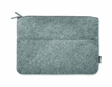 Logotrade advertising product image of: RPET felt zipped laptop bag