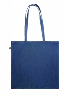 Logo trade promotional giveaways image of: Recycled denim shopping bag