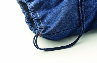 Logotrade business gifts photo of: Recycled denim drawstring bag