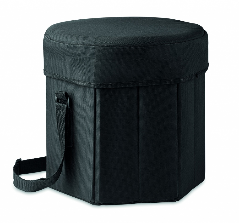 Logo trade promotional giveaways picture of: Foldable insulated stool/table