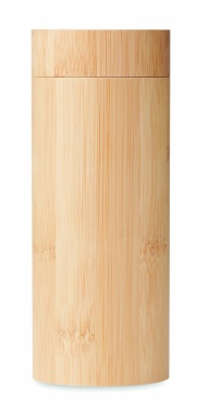 Logotrade promotional product image of: Sunglasses and case in bamboo KEILA