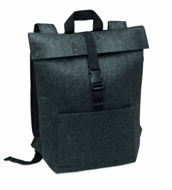 Logo trade advertising product photo of: RPET felt backpack