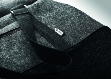 Logotrade promotional item image of: RPET felt weekend bag