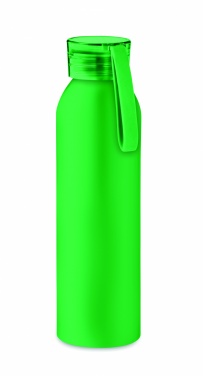 Logo trade business gifts image of: Recycled aluminum bottle