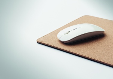 Logo trade promotional merchandise photo of: Cork mouse mat charger 15W