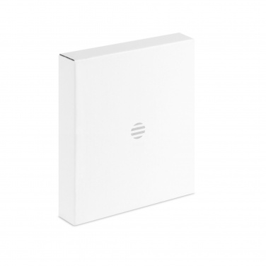 Logo trade business gifts image of: RPET wireless charger 15W