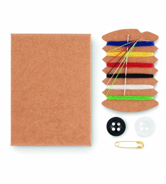 Logo trade business gifts image of: Compact sewing kit