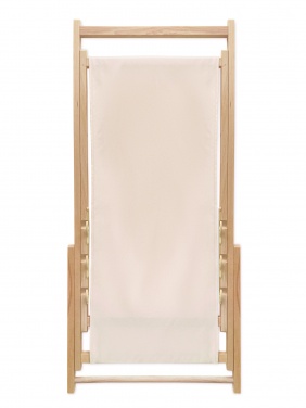 Logo trade promotional giveaway photo of: Beach chair in wood